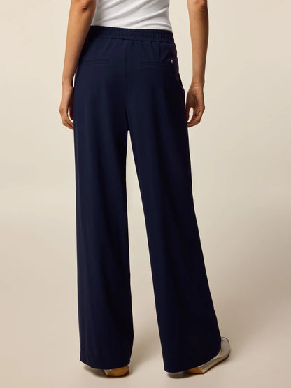 Phoenix Wide Leg Trouser - Maltese Blue
