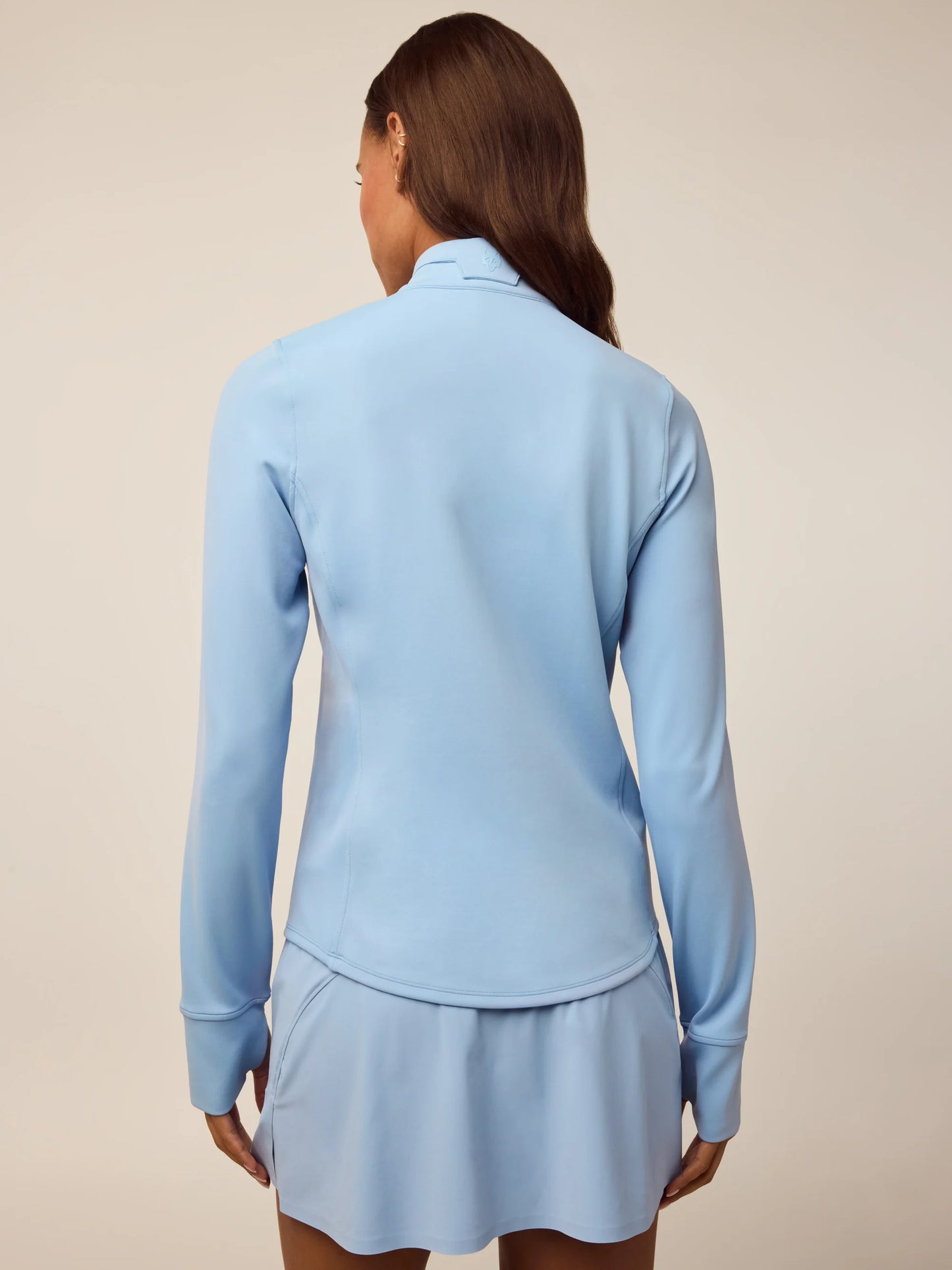 Soleil Quarter Zip - Wolf Blue