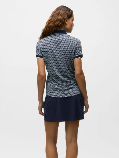 Wolf Tails Scarlett Polo - Maltese Blue