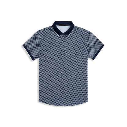Wolf Tails Scarlett Polo - Maltese Blue