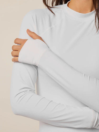 Halley Long Sleeve Top - Arctic