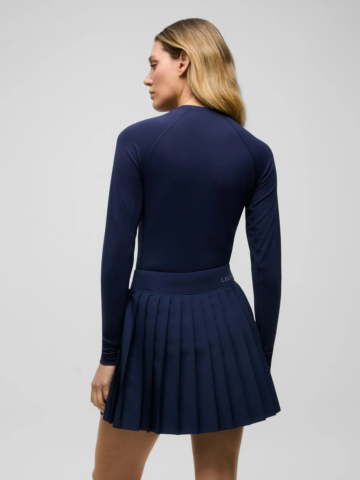 Halley Long Sleeve Top - Maltese Blue