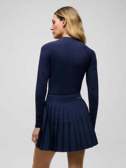 Halley Long Sleeve Top - Maltese Blue