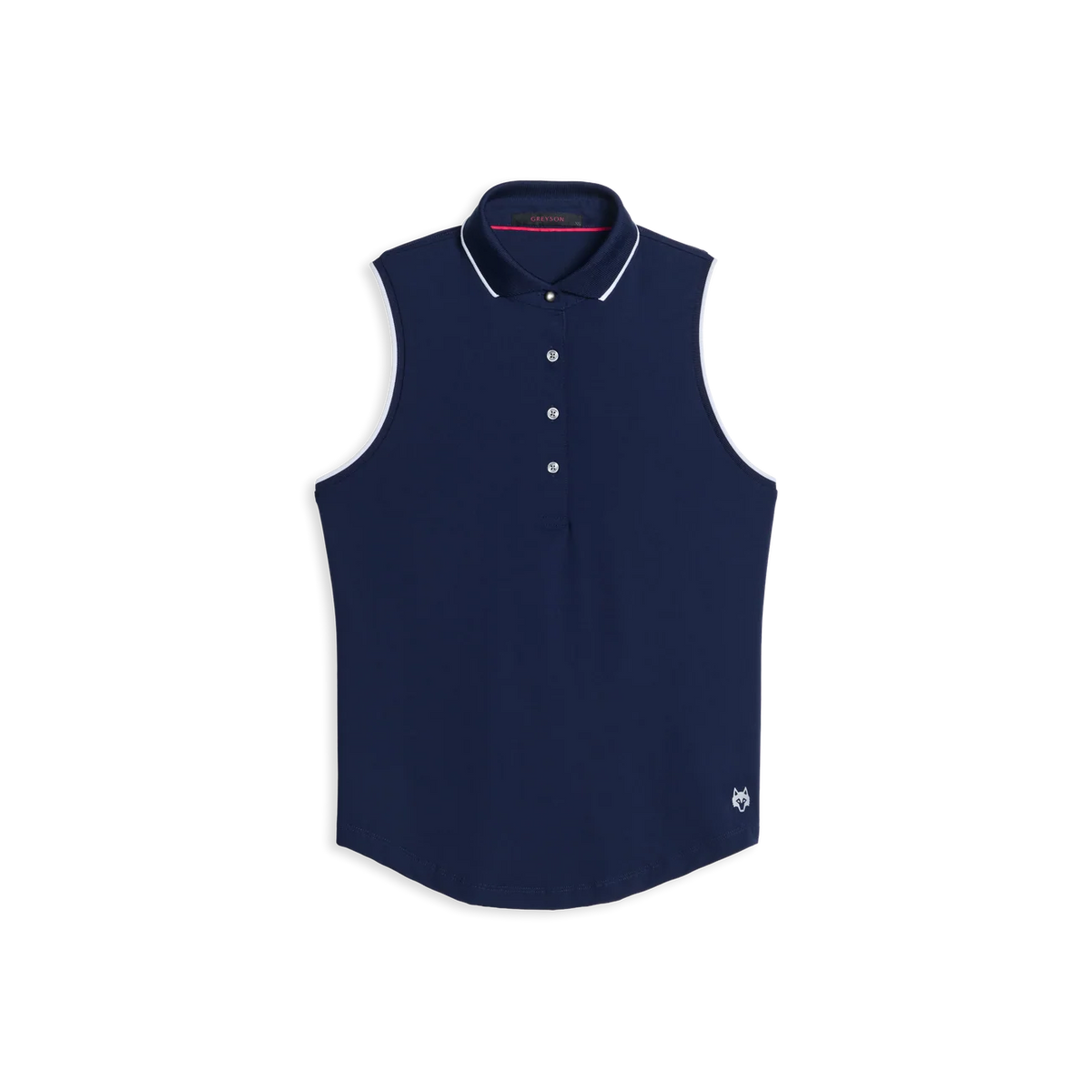 Sleeveless Scarlett Polo - Maltese Blue