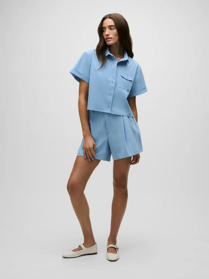 Phoenix Trouser Short - Wolf Blue