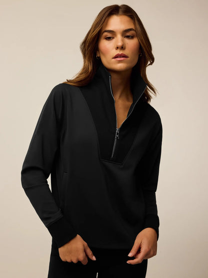 Soleil Half Zip Pullover - Shepherd