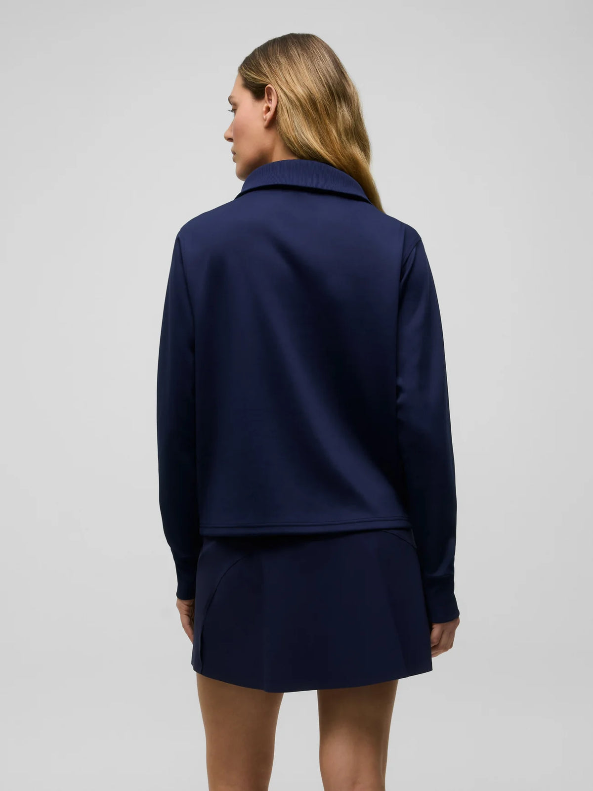 Soleil Half Zip Pullover - Maltese Blue