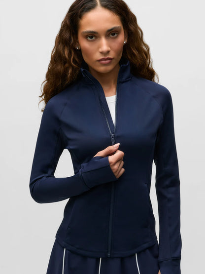 Soleil Full Zip - Maltese Blue
