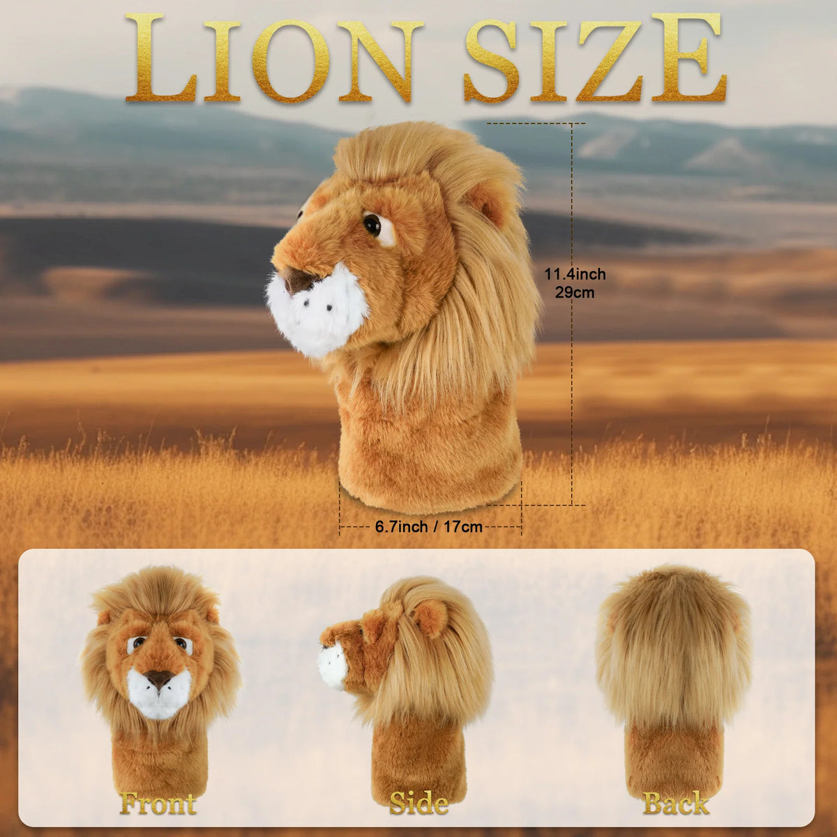 Lion Driver Headcover