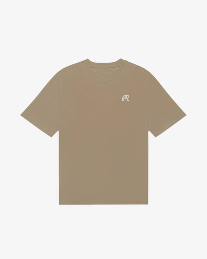 Bermuda Palms Tee - Taupe