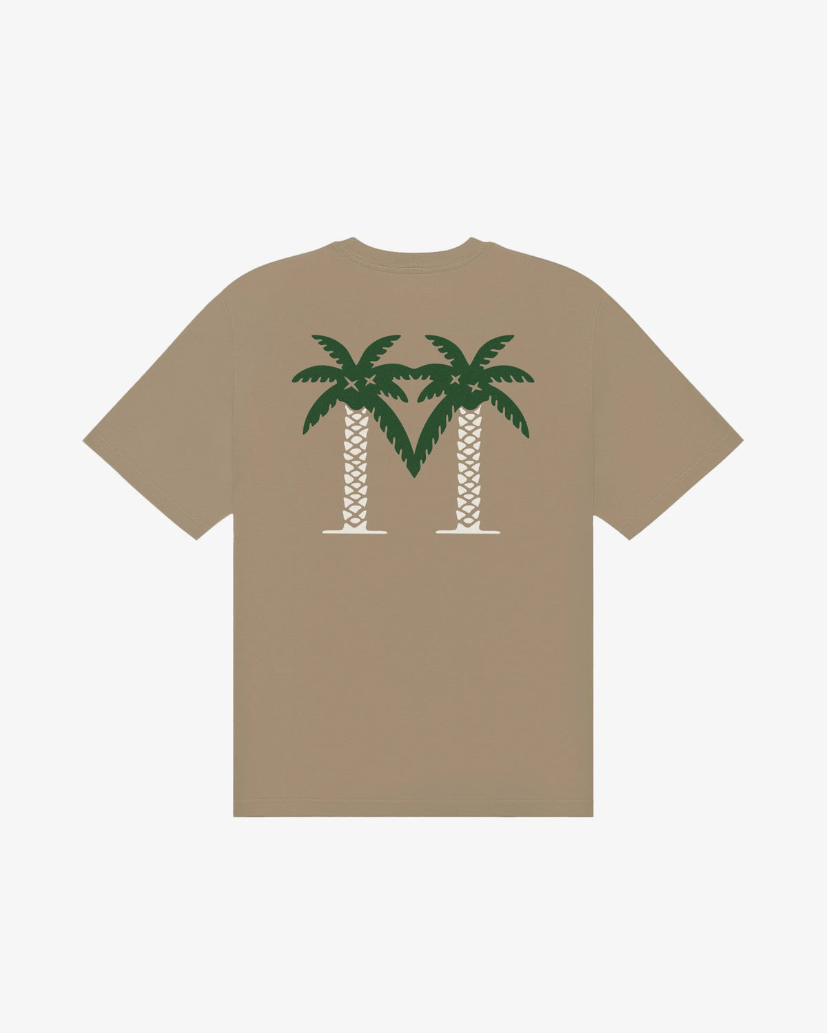 Bermuda Palms Tee - Taupe