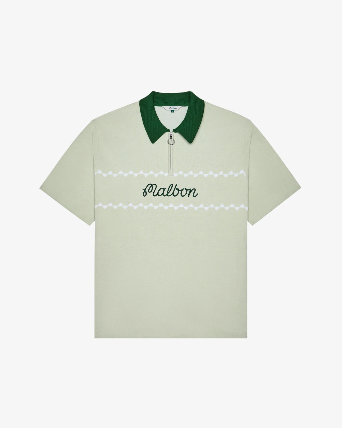 Benny Sweater Polo - Green Tint