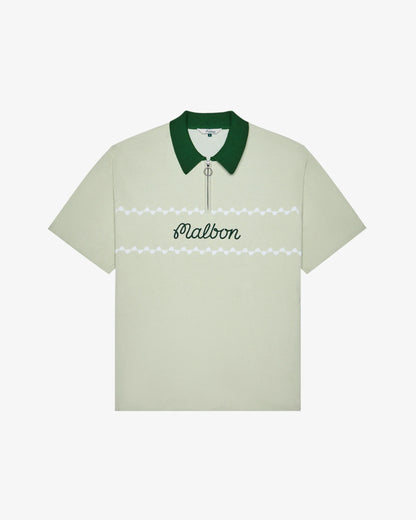 Benny Sweater Polo - Green Tint