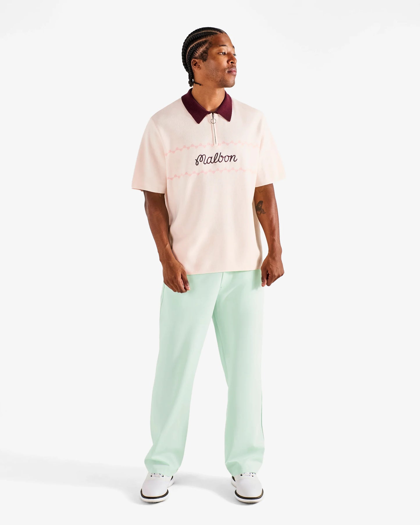 Benny Sweater Polo - Whisper White