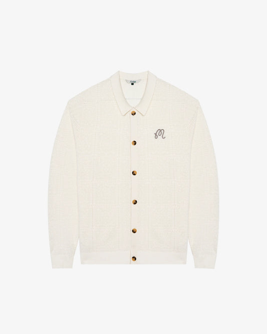 Resort Crochet Cardigan - Whisper White
