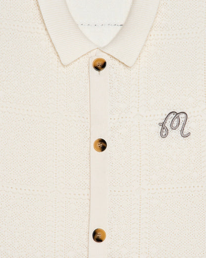 Resort Crochet Cardigan - Whisper White