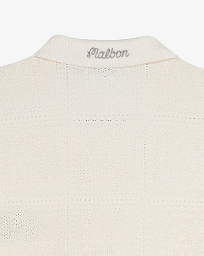 Resort Crochet Cardigan - Whisper White