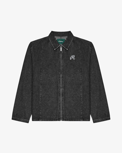 Foreman Jacket - Black Stone Washed Denim