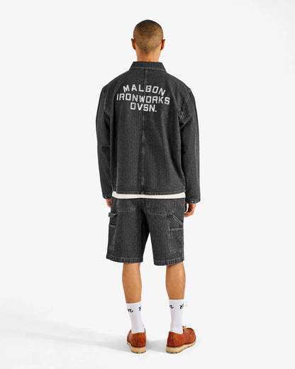 Foreman Jacket - Black Stone Washed Denim