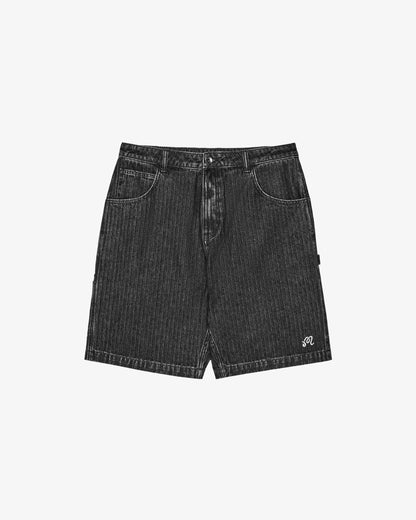 Foreman Short - Black Stone Washed Denim