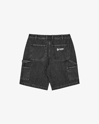 Foreman Short - Black Stone Washed Denim