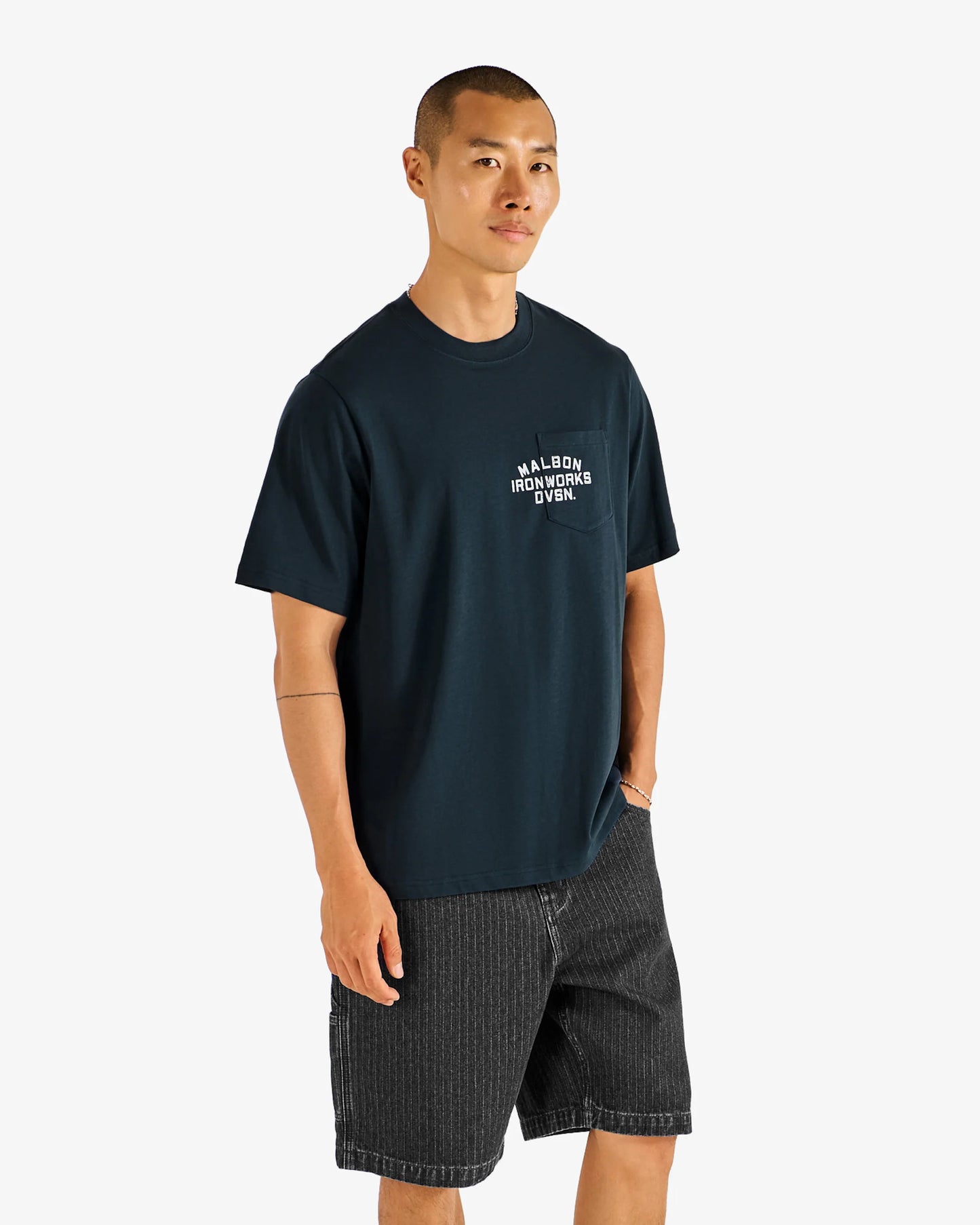 Foreman Short - Black Stone Washed Denim