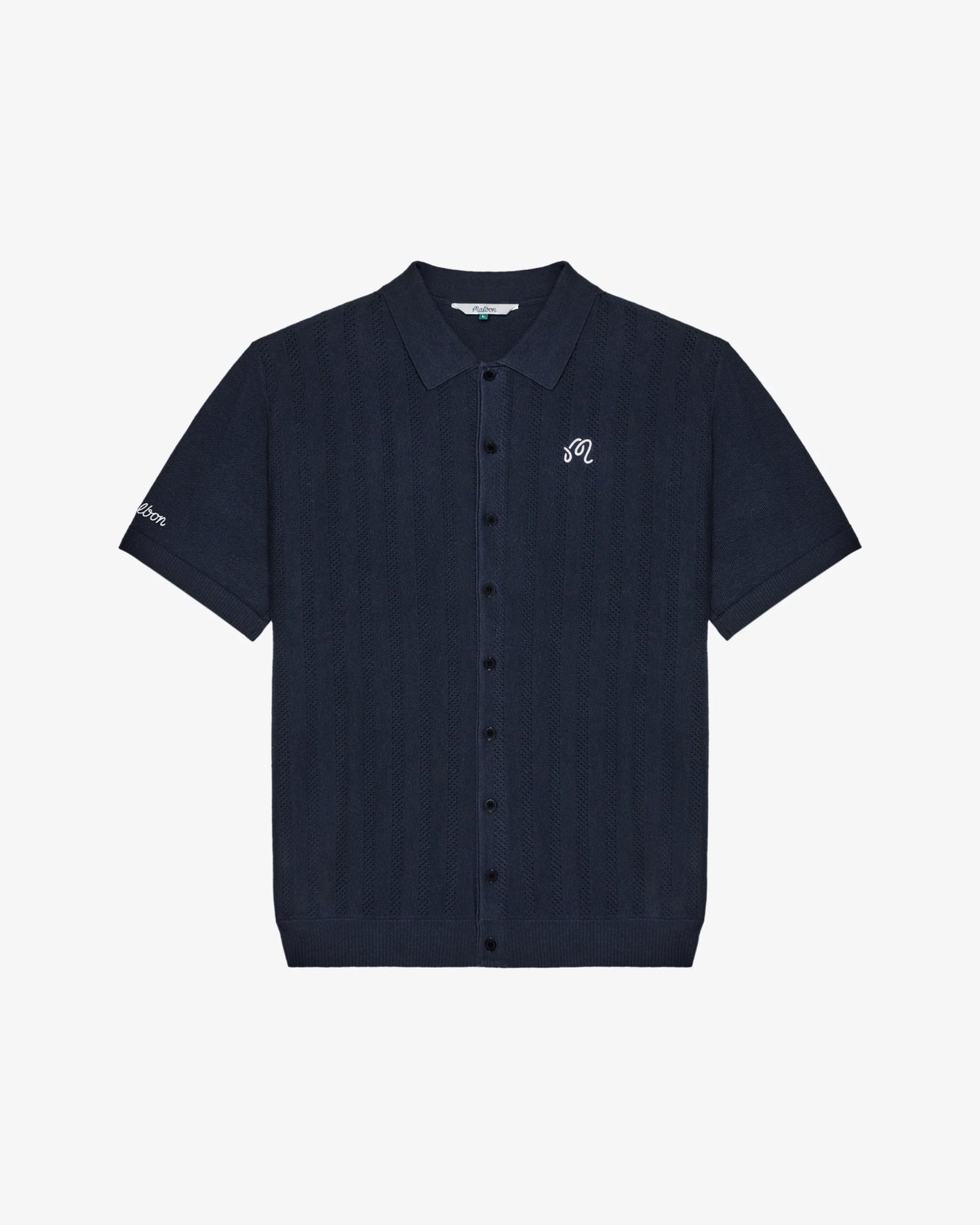 Crosscut Polo - Blueberry