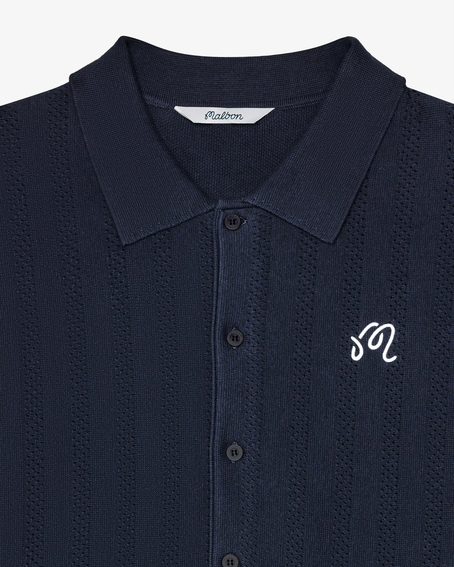 Crosscut Polo - Blueberry