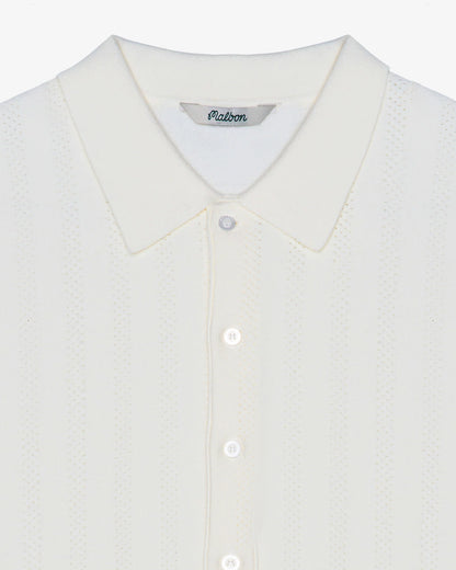 Crosscut Polo - Ivory