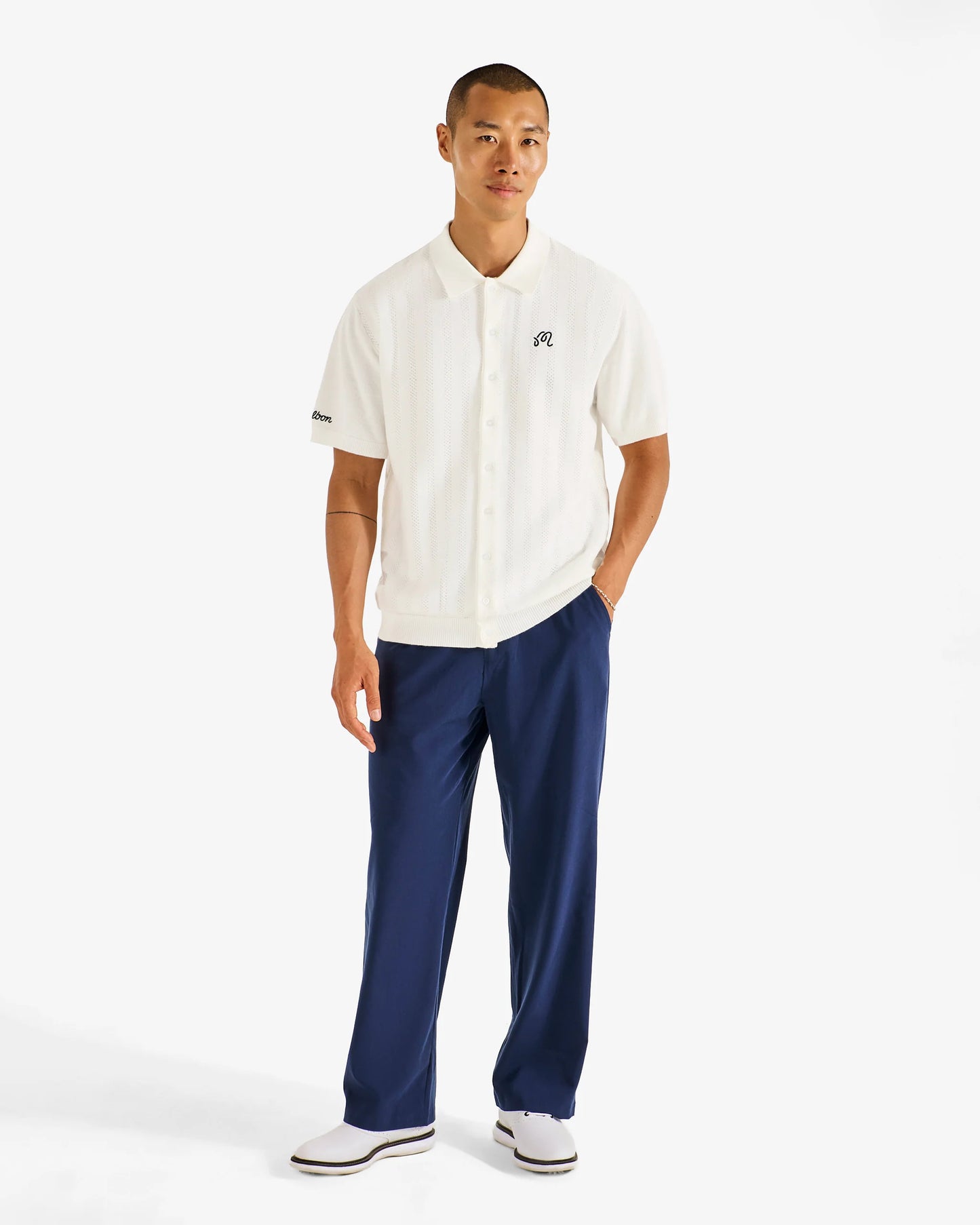 Crosscut Polo - Ivory