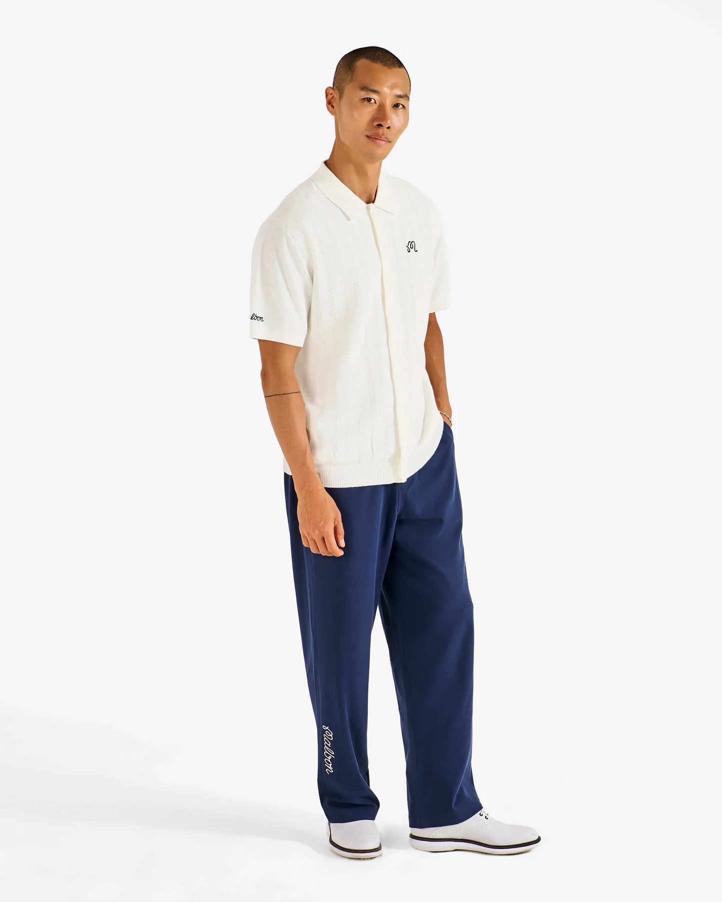 Crosscut Polo - Ivory