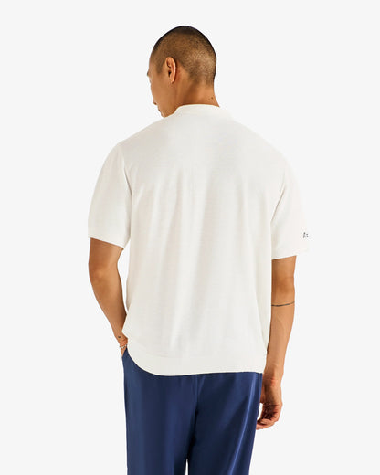 Crosscut Polo - Ivory