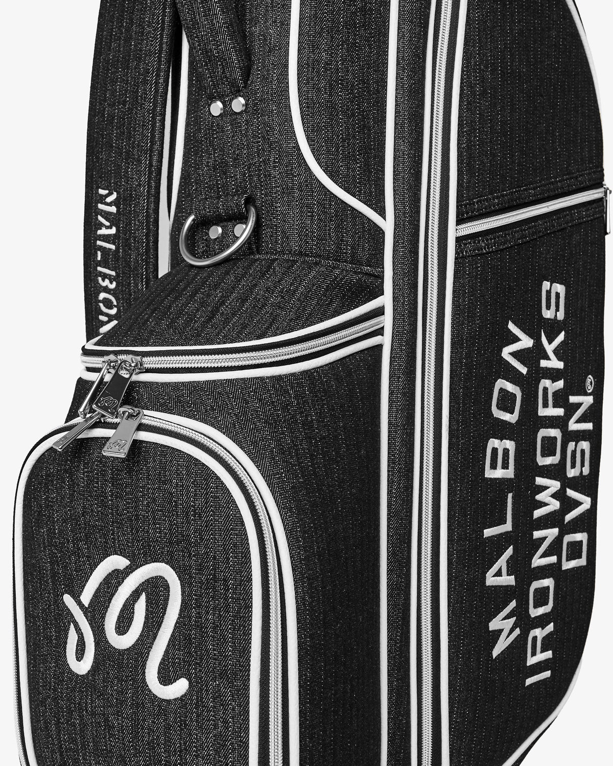 Division Cart Bag - Black Stone Washed Denim