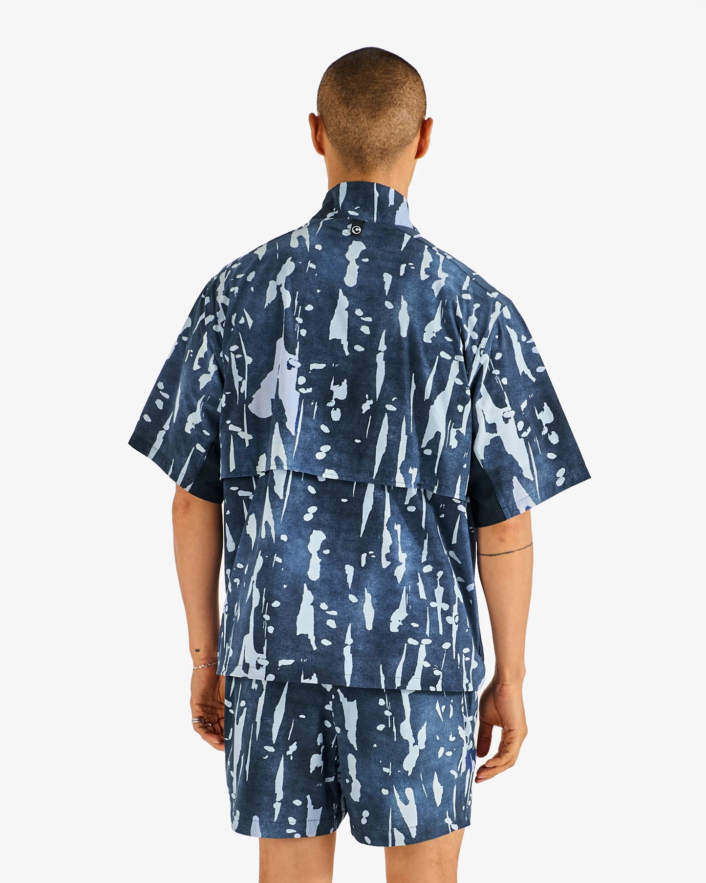 Pine Inkwash Windshirt - Navy Inkwash