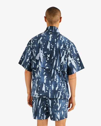 Pine Inkwash Windshirt - Navy Inkwash