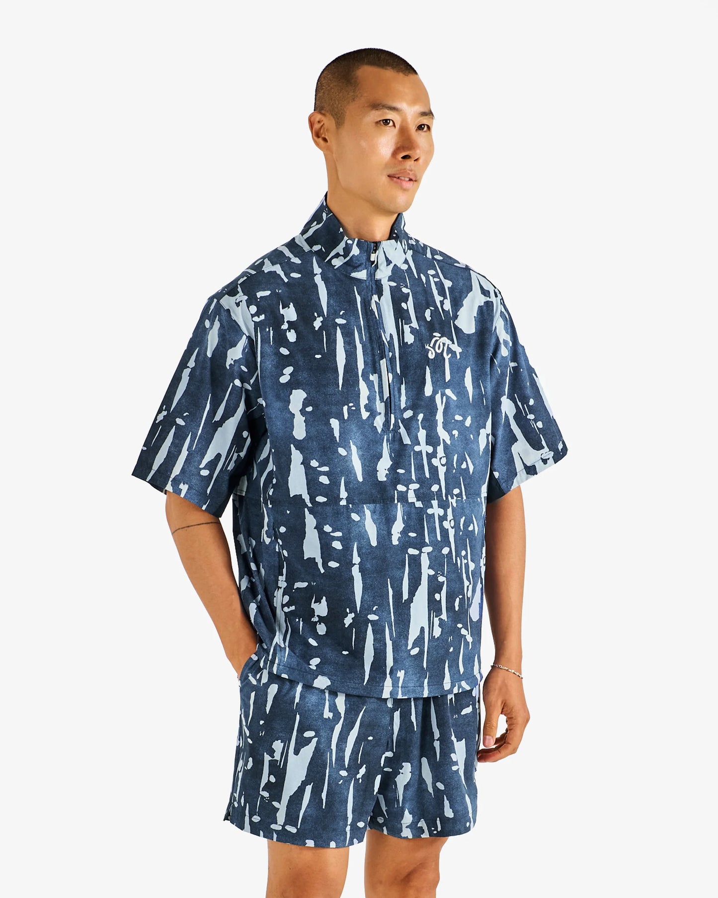 Scooter Inkwash Short - Navy Inkwash