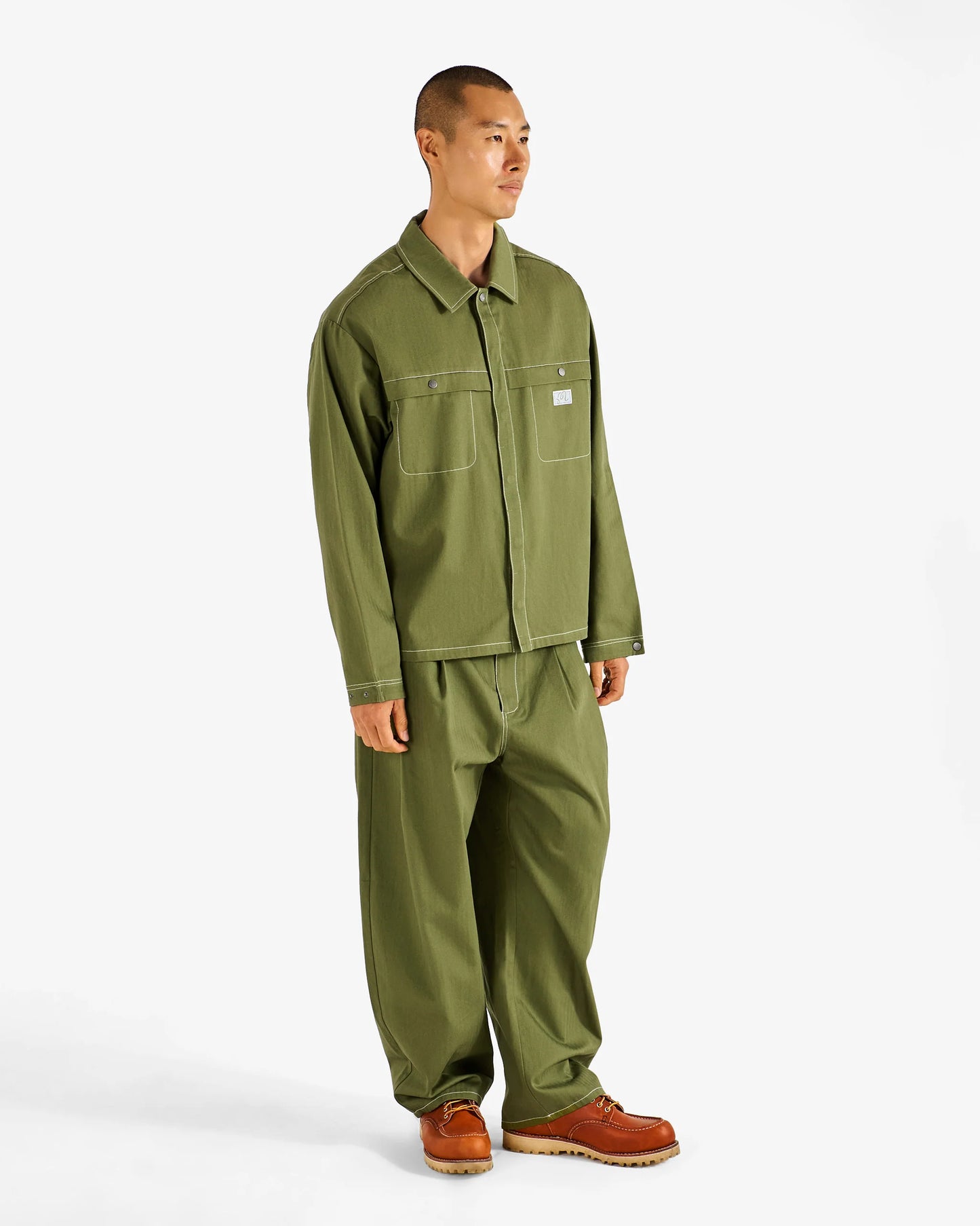 Station Shirt - Military Green