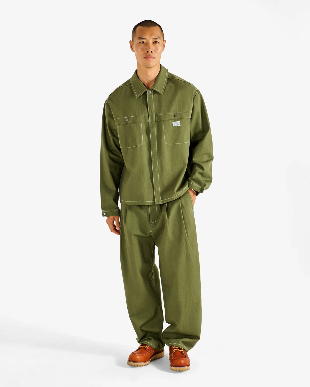 Station Pant - Military Green