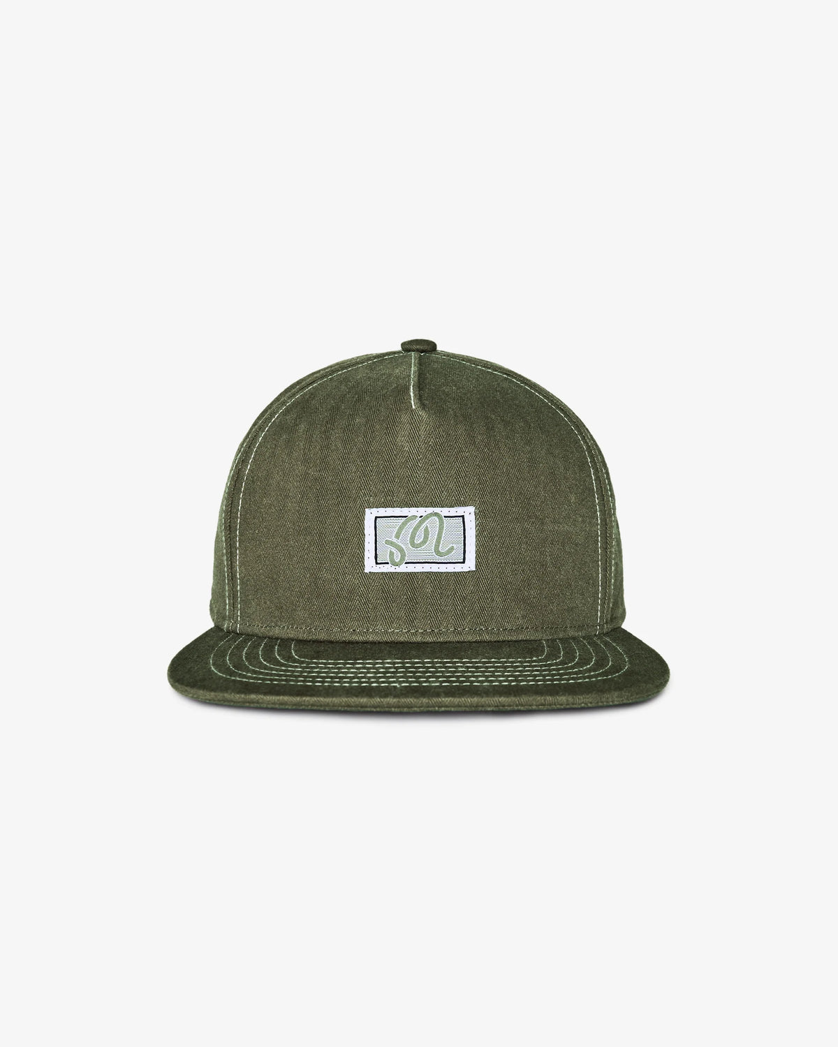 Station Snapback - Military Green