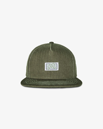 Station Snapback - Military Green