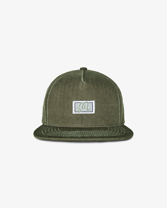 Station Snapback - Military Green