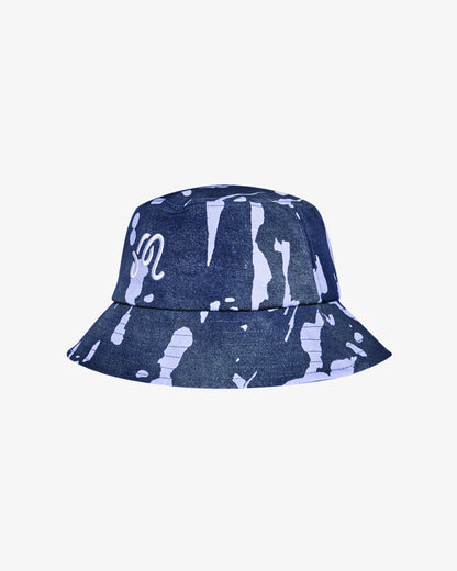 Inkwash Bucket Hat - Navy Inkwash