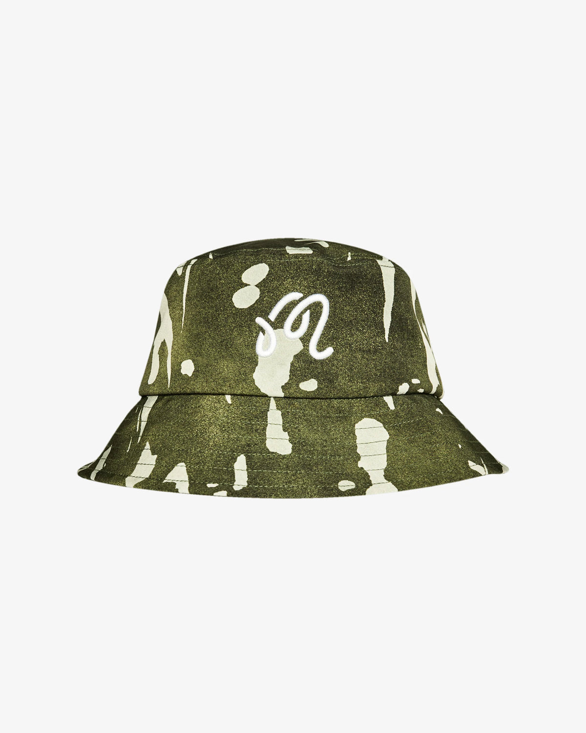 Inkwash Bucket Hat - Olive Inkwash