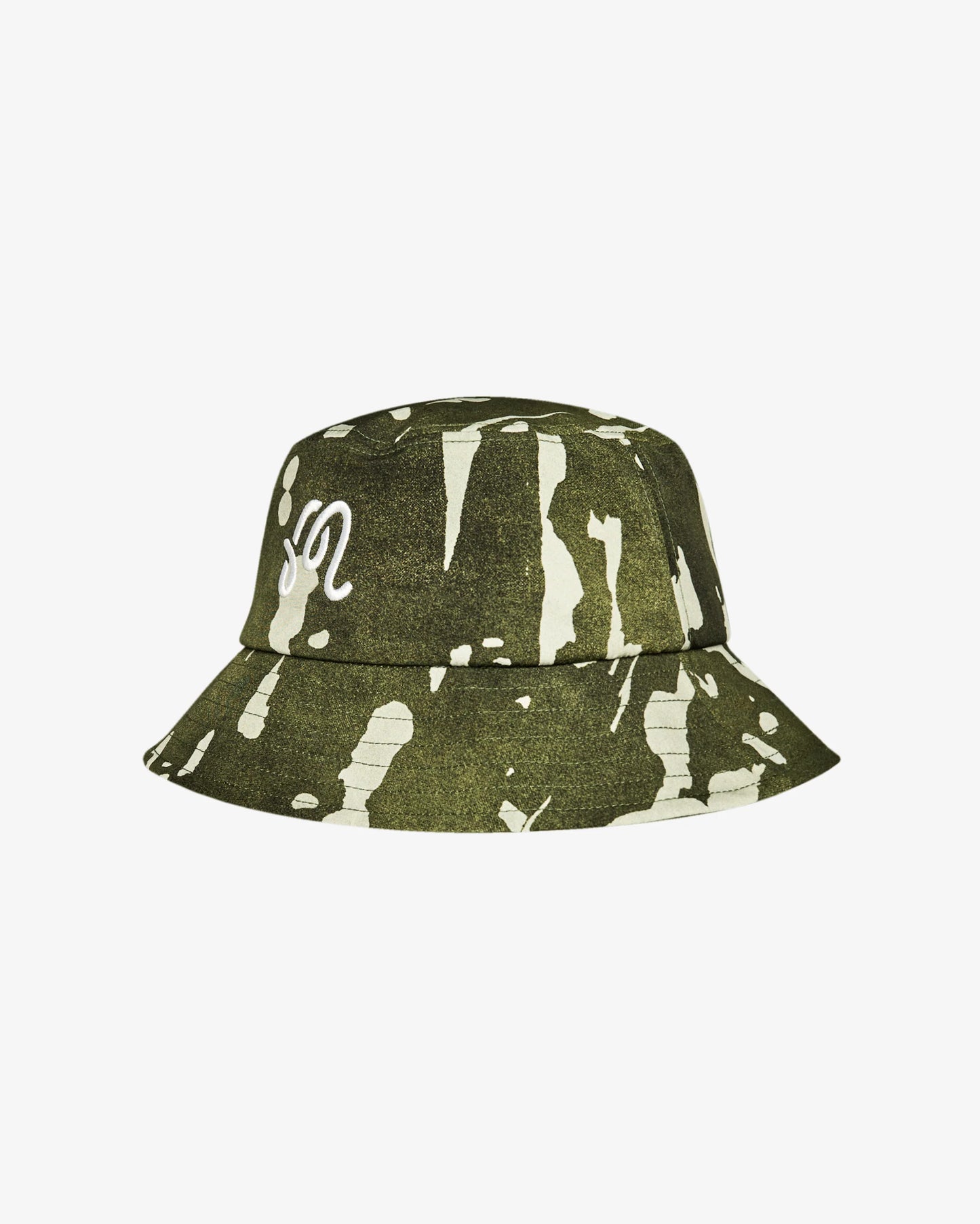 Inkwash Bucket Hat - Olive Inkwash