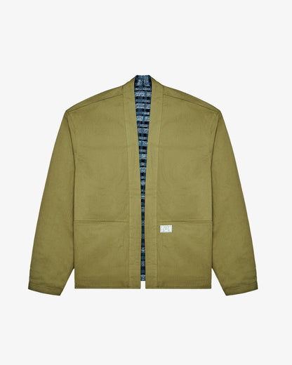 Grounds Reversible Jacket - Military Green