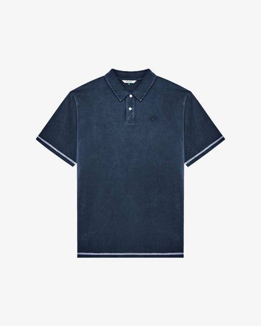 Fairway Overdyed Polo - Blueberry