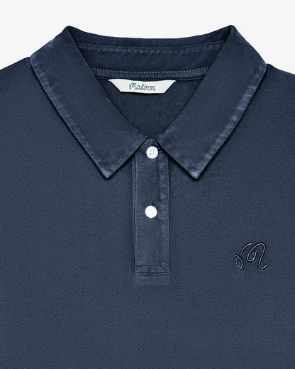 Fairway Overdyed Polo - Blueberry