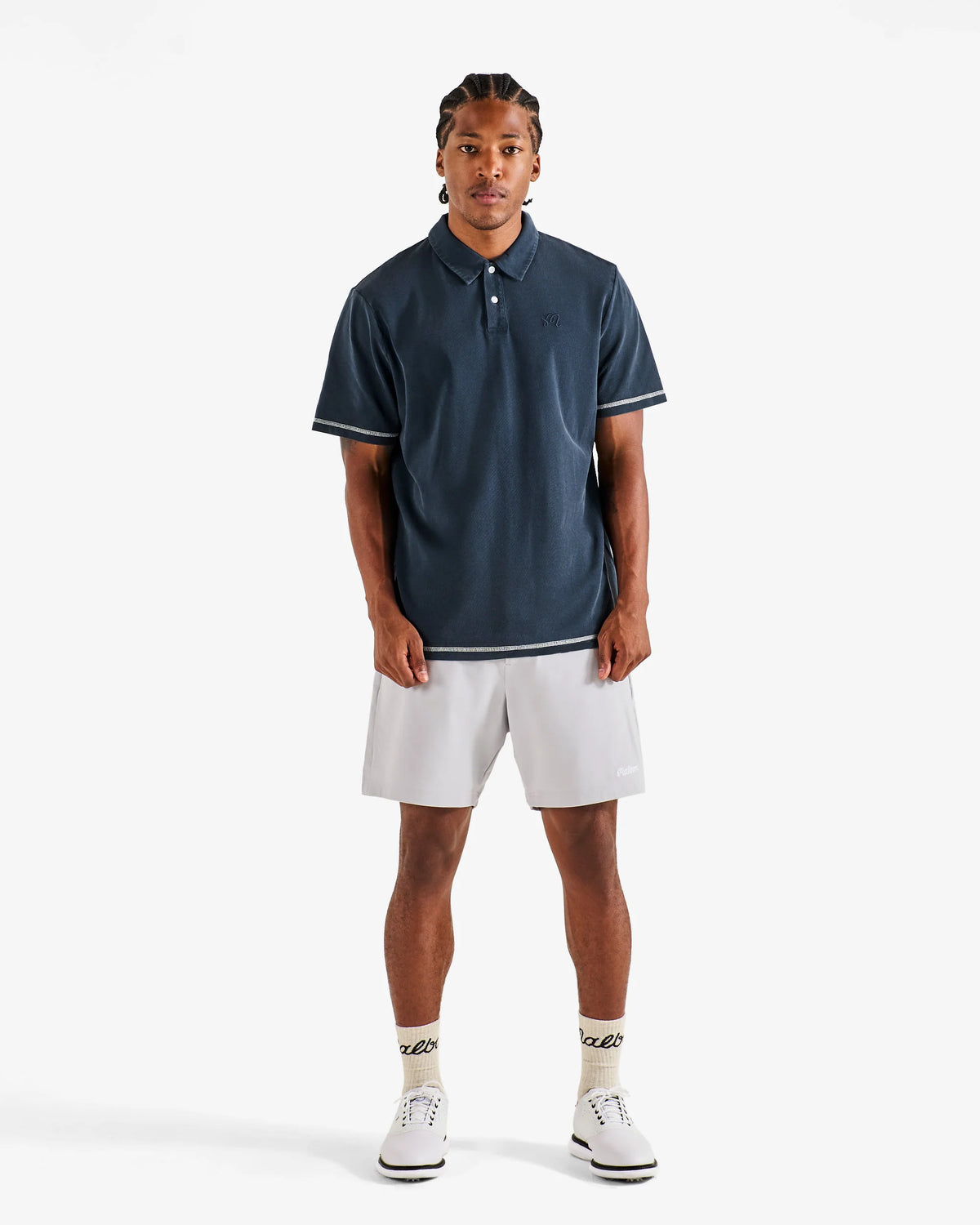 Fairway Overdyed Polo - Blueberry