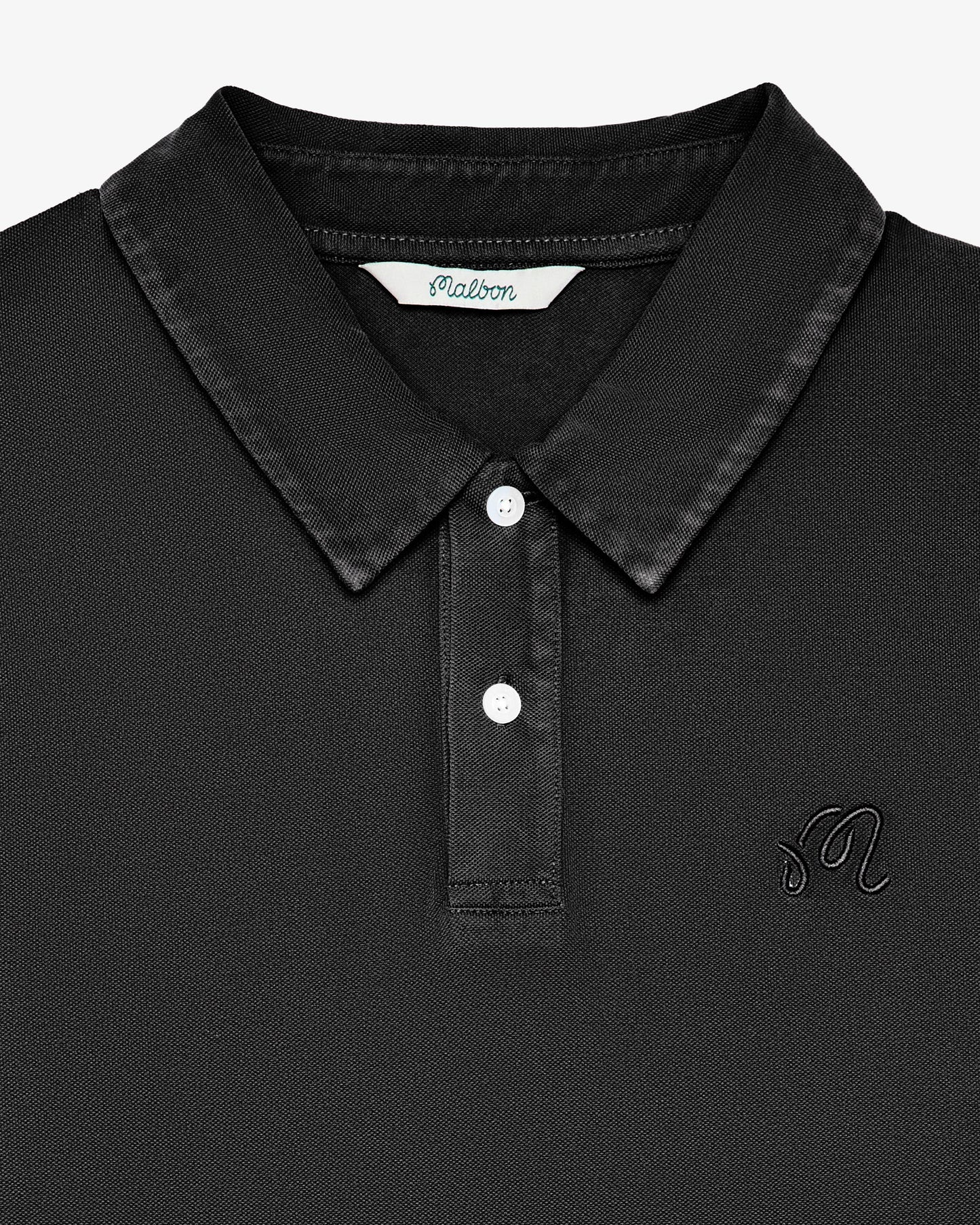 Fairway Overdyed Polo - Black