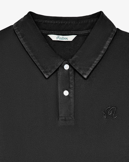 Fairway Overdyed Polo - Black